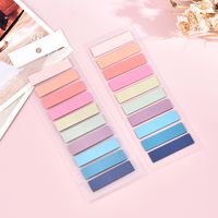 Cute Morandi Color Loose-leaf Index Stickers Colorful Sticky Notes Stickers main image 2