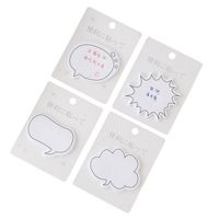 Creative Simple Japanese Dialog Box Series Sticky Notes Explosion Hand Account Fresh Message Memo Note Sticker Mark main image 5