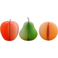 Creative Fruit Shape Notepad Three-dimensional Apple Note Pad Tearable Internet Hot Fresh Students' Stickers Small Notebook main image 3