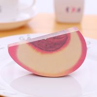 Creative Fruit Shape Notepad Three-dimensional Apple Note Pad Tearable Internet Hot Fresh Students' Stickers Small Notebook sku image 3