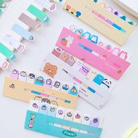 Japan And South Korea Stationery Cute Regimented Rows Notes Sticky Notes Notes Left Note Sticker Stick Label Learning Classification Notes main image 3