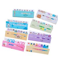 Japan And South Korea Stationery Cute Regimented Rows Notes Sticky Notes Notes Left Note Sticker Stick Label Learning Classification Notes main image 4