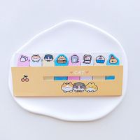 Japan And South Korea Stationery Cute Regimented Rows Notes Sticky Notes Notes Left Note Sticker Stick Label Learning Classification Notes sku image 4