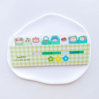 Japan And South Korea Stationery Cute Regimented Rows Notes Sticky Notes Notes Left Note Sticker Stick Label Learning Classification Notes sku image 6