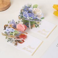 Birthday Elegant Flower Paper Party Festival Card main image 3