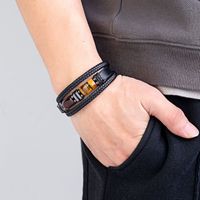 Casual Geométrico Acero Inoxidable 316 Hombres Pulsera main image 2