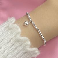 Commute Solid Color Sterling Silver Silver Plated Bracelets In Bulk main image 4