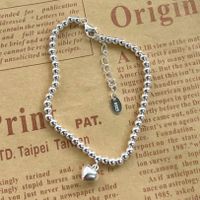 Commute Solid Color Sterling Silver Silver Plated Bracelets In Bulk main image 1
