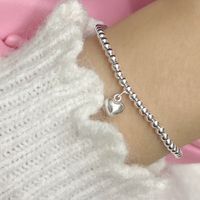 Commute Solid Color Sterling Silver Silver Plated Bracelets In Bulk main image 2