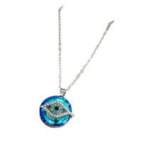 Classic Style Eye Artificial Gemstones Alloy Wholesale Pendant Necklace main image 4