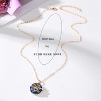 Classic Style Eye Artificial Gemstones Alloy Wholesale Pendant Necklace main image 3