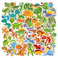 50 Sheets / A Pack Of Dinosaur Series Cartoon Tyrannosaurus Rex Graffiti Stickers sku image 1