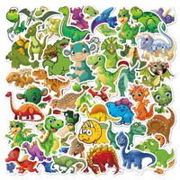 50 Sheets / A Pack Of Dinosaur Series Cartoon Tyrannosaurus Rex Graffiti Stickers sku image 2