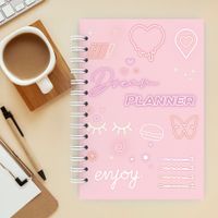 Cute Cartoon Drawing Simplified Planner A5 Coil Notebook main image 1
