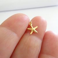 Commute Starfish Gold Plated Alloy Wholesale Pendant Necklace main image 4
