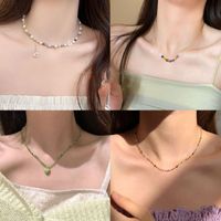 Simple Style Heart Shape Alloy Wholesale Necklace main image 3