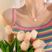 Simple Style Heart Shape Alloy Wholesale Necklace sku image 4