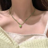 Simple Style Heart Shape Alloy Wholesale Necklace sku image 5