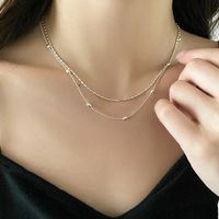 Commute Heart Shape Gold Plated Alloy Wholesale Necklace main image 1