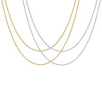 304 Stainless Steel IG Style Simple Style Layered Solid Color Layered Necklaces main image 2