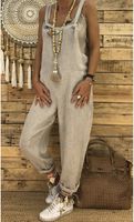 Women's Daily Casual Solid Color Full Length Pocket Jumpsuits main image 5