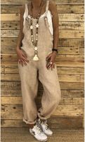 Women's Daily Casual Solid Color Full Length Pocket Jumpsuits main image 4