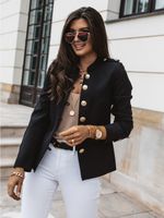 Women's Coat Long Sleeve Blazers Business Solid Color main image 4