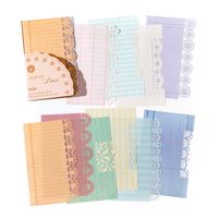 Mocard Notepad Lace Symphony Series Base Hollow Lace Journal Decorative Source Material 20 Pieces sku image 3