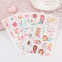 Cartoon Journal Stickers Journal Diary Material Set Cute Girl Heart Mobile Phone Decoration Account And Paper Sticker/20 sku image 14