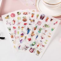 Cartoon Journal Stickers Journal Diary Material Set Cute Girl Heart Mobile Phone Decoration Account And Paper Sticker/20 sku image 10