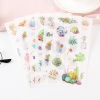 Cartoon Journal Stickers Journal Diary Material Set Cute Girl Heart Mobile Phone Decoration Account And Paper Sticker/20 sku image 3