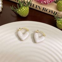 1 Pair Simple Style Round Inlay Alloy Opal Drop Earrings sku image 10