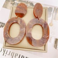 1 Pair Simple Style Square Plating Arylic Drop Earrings main image 5