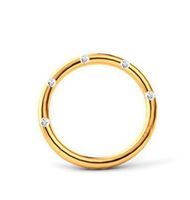 Streetwear Round Stainless Steel Plating Inlay Zircon Nose Ring sku image 11