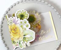 Birthday Elegant Flower Paper Party Festival Card sku image 4