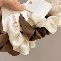 Women's Simple Style Solid Color Cloth Elastic Band Hair Tie main image 5