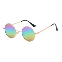 Casual Vacation Solid Color Tac Round Frame Full Frame Women's Sunglasses sku image 27