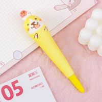 Cute Cartoon Decompression Pen Gel Pen Student Studying Stationery Pinch Lewang Red Decompression Pen Children Gift Wholesale sku image 2