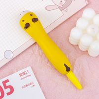 Cute Cartoon Decompression Pen Gel Pen Student Studying Stationery Pinch Lewang Red Decompression Pen Children Gift Wholesale sku image 18