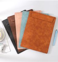 Spot A4 Leather Signature Clip Hotel Conference Clip Writing Pad Manager Signature Plate Holder File Folder Coaster main image 6