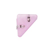 Transparent Triangle Clip Stationery Office Wholesale Binder Clip Acrylic Pp Clip Book Clip Anti-roll File Long Tail Clip sku image 4