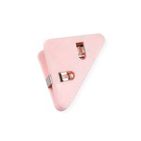 Transparent Triangle Clip Stationery Office Wholesale Binder Clip Acrylic Pp Clip Book Clip Anti-roll File Long Tail Clip sku image 6