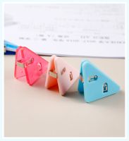 Transparent Triangle Clip Stationery Office Wholesale Binder Clip Acrylic Pp Clip Book Clip Anti-roll File Long Tail Clip main image 3