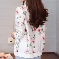 Women's Casual Printing Printing Zipper Coat main image 2