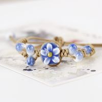 Wholesale Jewelry Elegant Pastoral Flower Ceramics Bracelets sku image 11