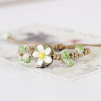 Wholesale Jewelry Elegant Pastoral Flower Ceramics Bracelets main image 3