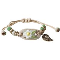 Wholesale Jewelry Elegant Pastoral Flower Ceramics Bracelets sku image 14