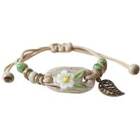 Bijoux En Gros Élégant Pastorale Fleur Céramique Bracelets sku image 14