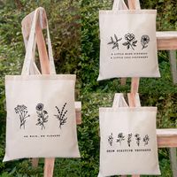Women's Simple Style Flower Shopping Bags main image 1