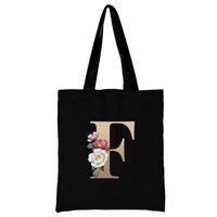 Women's Simple Style Letter Flower Shopping Bags sku image 6